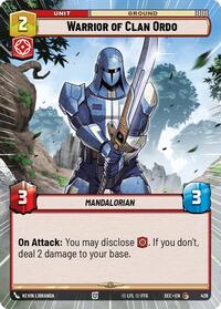 Warrior of Clan Ordo (Hyperspace) #428
