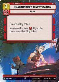 Unauthorized Investigation (Hyperspace) #445