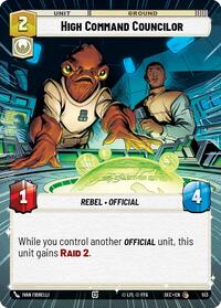 High Command Councilor (Hyperspace) #513