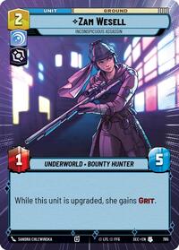 Zam Wesell - Inconspicuous Assassin (Hyperspace Foil) #785