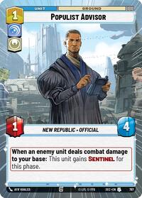 Populist Advisor (Hyperspace Foil) #797