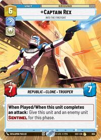 Captain Rex - Into the Firefight (Hyperspace Foil) #804
