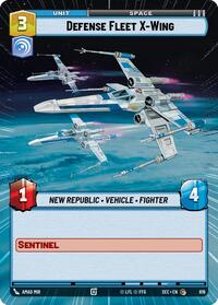 Defense Fleet X-Wing (Hyperspace Foil) #816