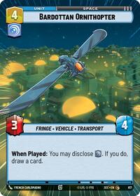 Bardottan Ornithopter (Hyperspace Foil) #817