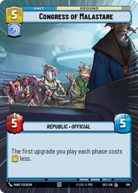 Congress of Malastare (Hyperspace Foil) #819