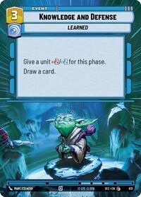 Knowledge and Defense (Hyperspace Foil) #831
