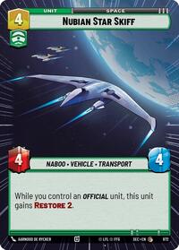 Nubian Star Skiff (Hyperspace Foil) #872