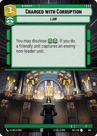 Charged with Corruption (Hyperspace Foil) #883