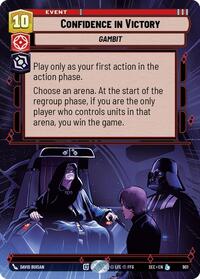 Confidence in Victory (Hyperspace Foil) #901