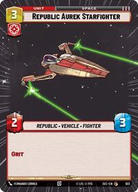 Republic Aurek Starfighter (Hyperspace Foil) #922