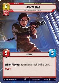 Cinta Kaz - The Struggle Comes First (Hyperspace Foil) #928