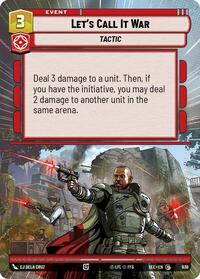 Let's Call It War (Hyperspace Foil) #936