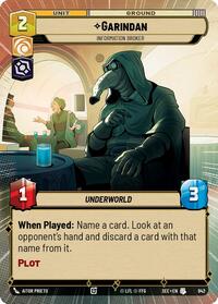 Garindan - Information Broker (Hyperspace Foil) #942