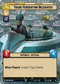 Trade Federation Delegates (Hyperspace Foil) #947