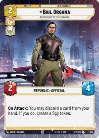 Bail Organa - Responding to Catastrophe (Hyperspace Foil) #954