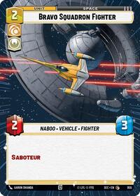 Bravo Squadron Fighter (Hyperspace Foil) #955