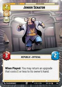 Junior Senator (Hyperspace Foil) #956