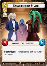 Emissaries from Ryloth (Hyperspace Foil) #962