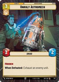 Unruly Astromech (Hyperspace Foil) #977