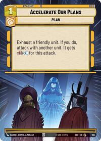 Accelerate Our Plans (Hyperspace Foil) #984