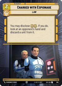 Charged with Espionage (Hyperspace Foil) #986