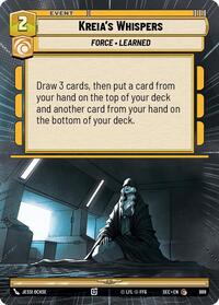 Kreia's Whispers (Hyperspace Foil) #988