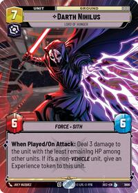 Darth Nihilus - Lord of Hunger (Hyperspace Foil) #1000