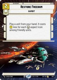 Restore Freedom (Hyperspace Foil) #1013