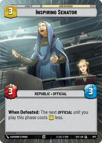 Inspiring Senator (Hyperspace Foil) #1017
