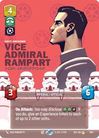 Vice Admiral Rampart - On Schedule (Prestige) #1047