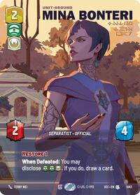 Mina Bonteri - Stop This War (Prestige Foil) #1083