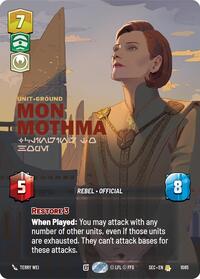 Mon Mothma - Clinging to Hope (Prestige Foil) #1085