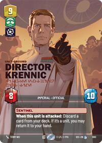 Director Krennic - I Lose Nothing But Time (Prestige Foil) #1093
