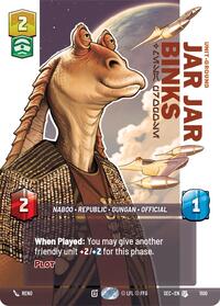 Jar Jar Binks - Mesa Propose (Prestige Foil) #1100