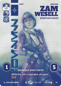 Zam Wesell - Inconspicuous Assassin (Prestige Foil) #1112