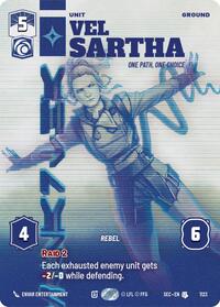 Vel Sartha - One Path, One Choice (Prestige Foil) #1123