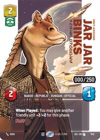 Jar Jar Binks - Mesa Propose (Serialized) #1143