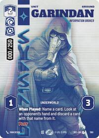 Garindan - Information Broker (Serialized) #1160