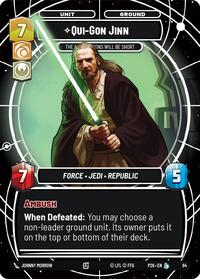 Qui-Gon Jinn - The Negotiations Will Be Short #64