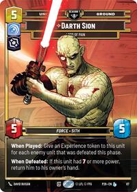 Darth Sion - Lord of Pain (87) #87