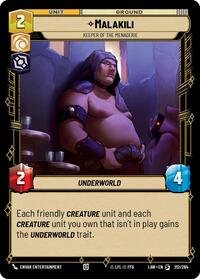 Malakili - Keeper of the Menagerie #212/264