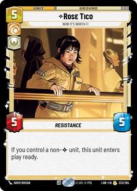 Rose Tico - Now It's Worth It #223/264