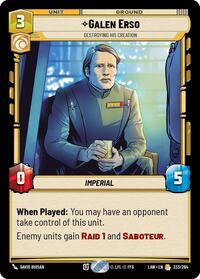 Galen Erso - Destroying His Creation #233/264