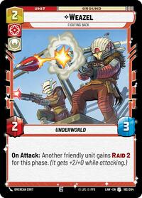 Weazel - Fighting Back #182/264