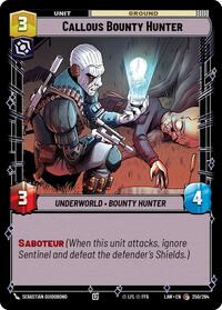 Callous Bounty Hunter #250/264