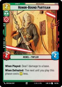 Honor-Bound Partisan #58/264