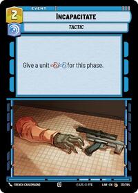 Incapacitate #131/264