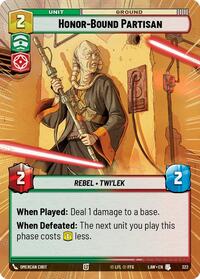 Honor-Bound Partisan (Hyperspace) #322