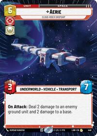 Aerie - Cloud-Rider Dropship (Hyperspace) #448