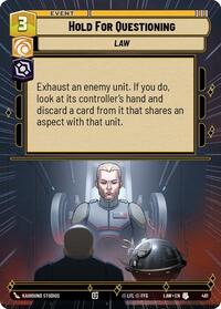 Hold for Questioning (Hyperspace) #481